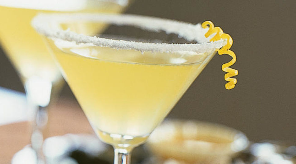 Cocktail hour: Frosty lemon martinis