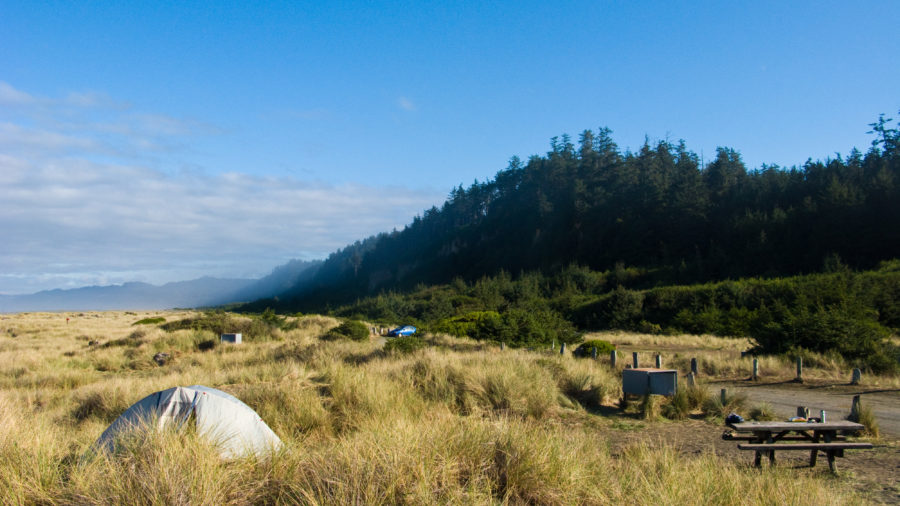 Orick: Coast camping