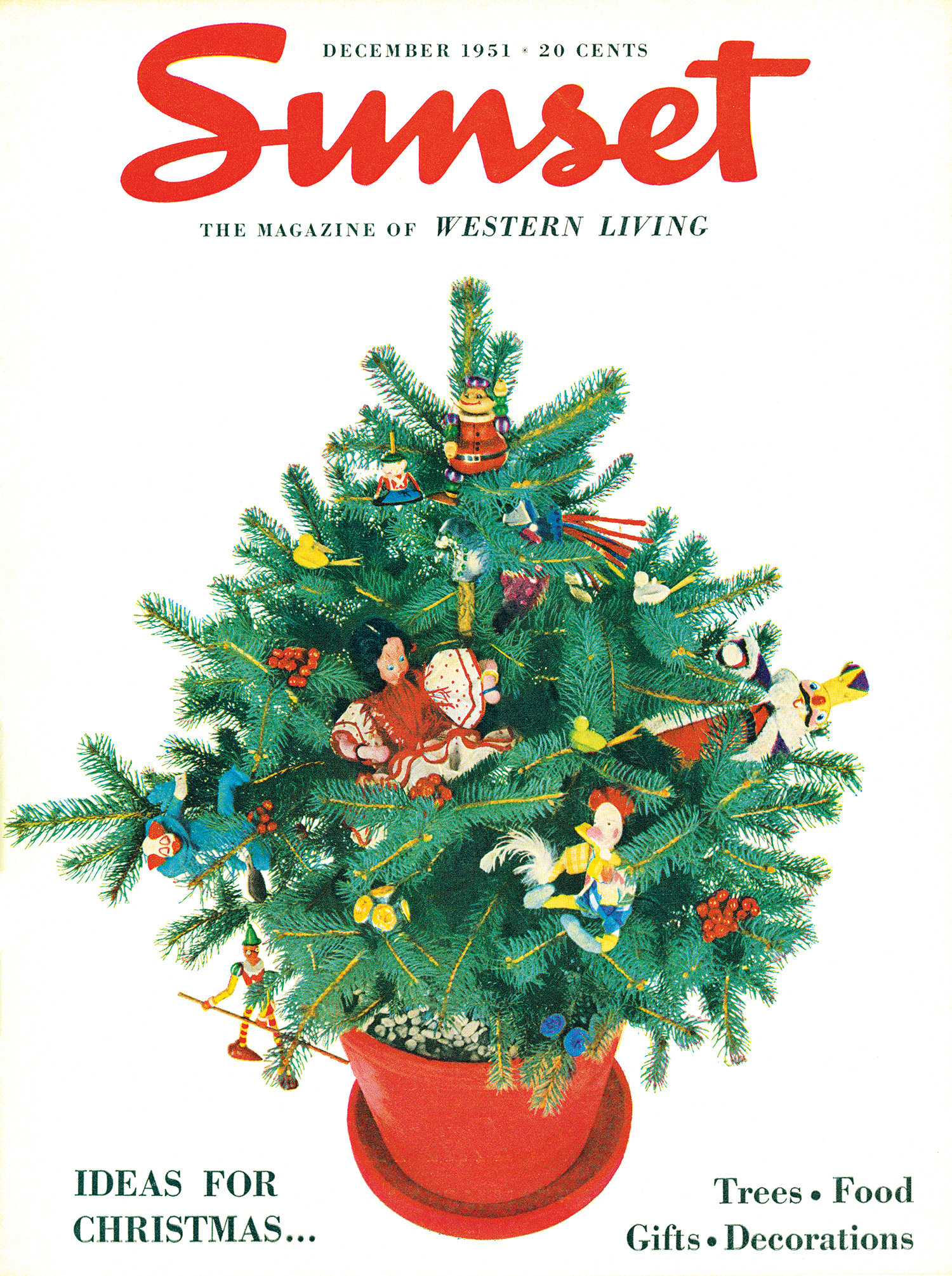 Sunset December 1951 Cover