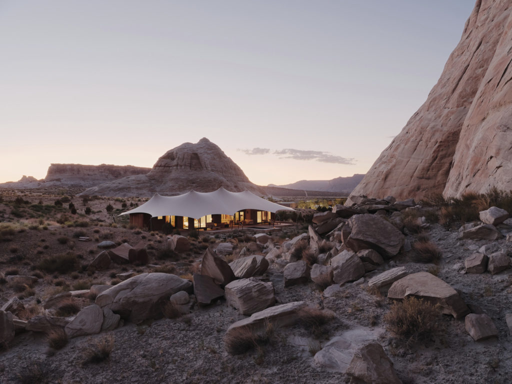 Amangiri Camp Sarika - bedroom pavilion