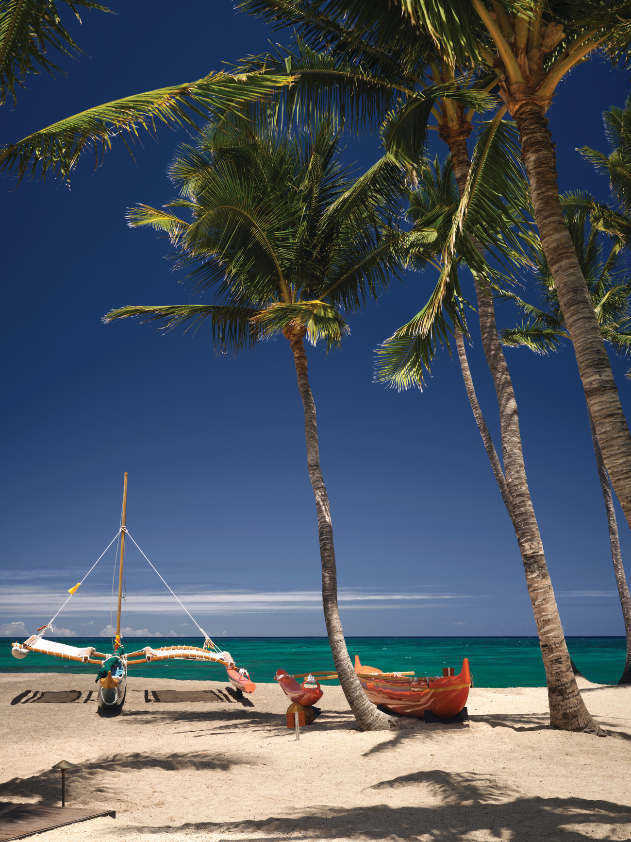 Kona Village Outrigger Canoes Beach