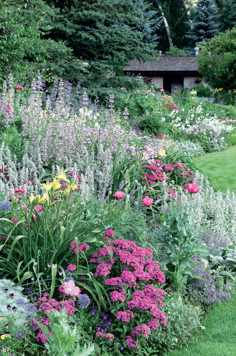 Colorful Flower Bed Border: Attractive Flower Bed Edging ...