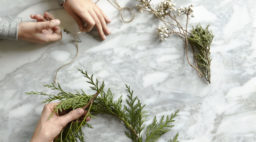 Make an Evergreen Yule Wreath