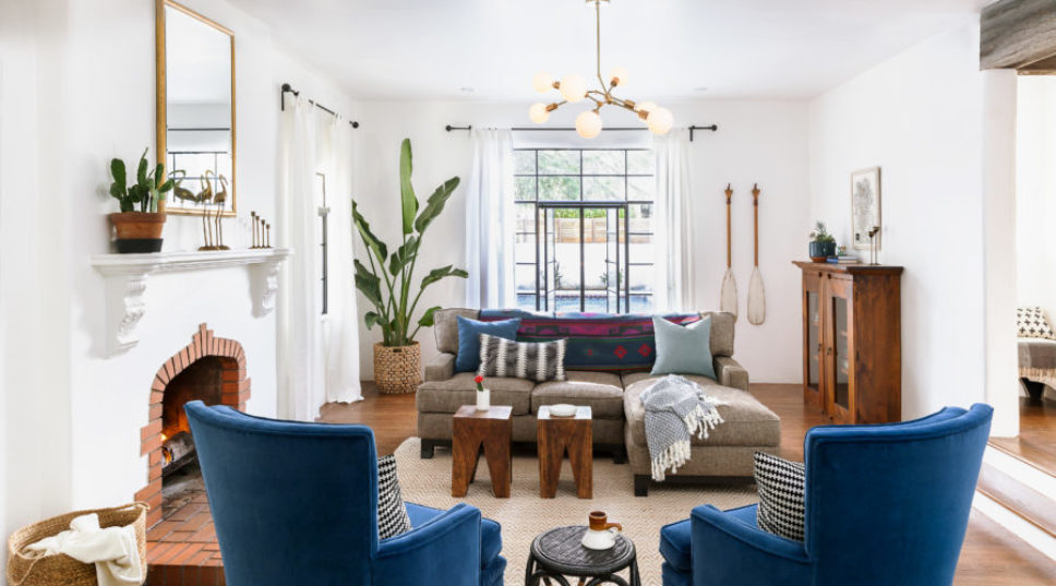 Stunning DIY Renovation Brightens a Spanish Colonial Revival Home