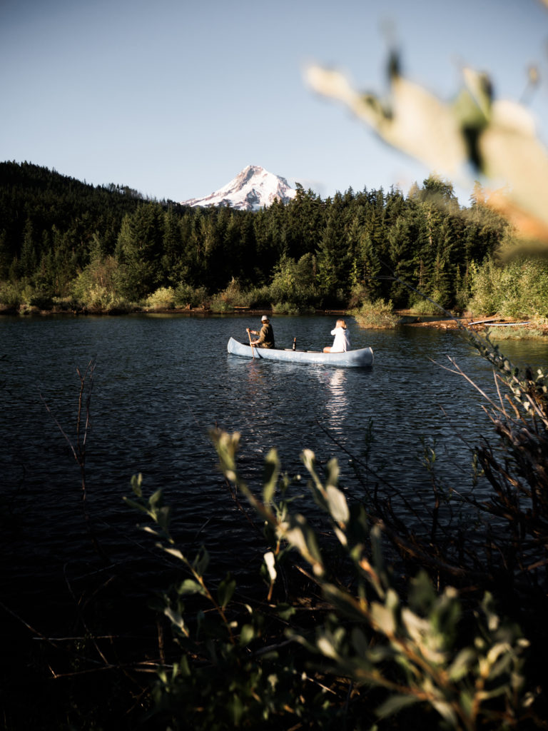 Hood River, Oregon - Lake on Mount Hood