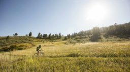 Woman on a Mountain Bike