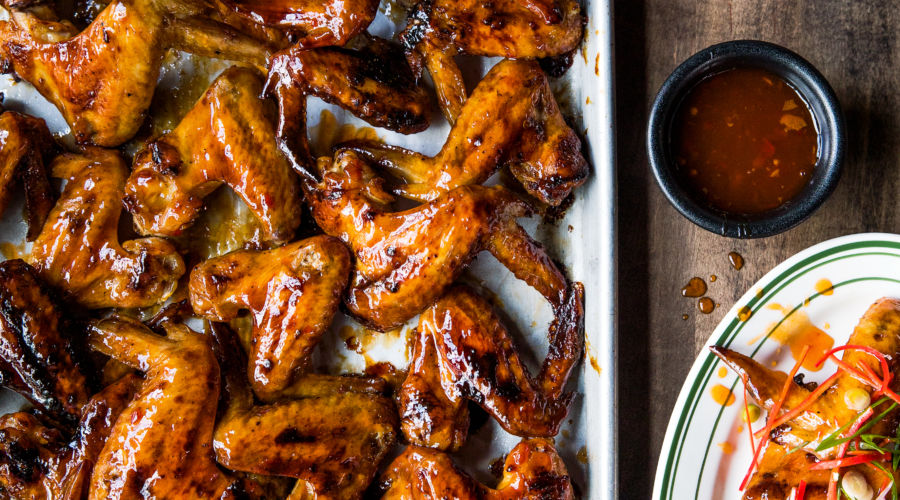 Grilled Wings with Agrodolce