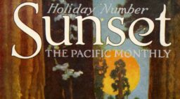 Sunset Cover with Santa and Redwoods