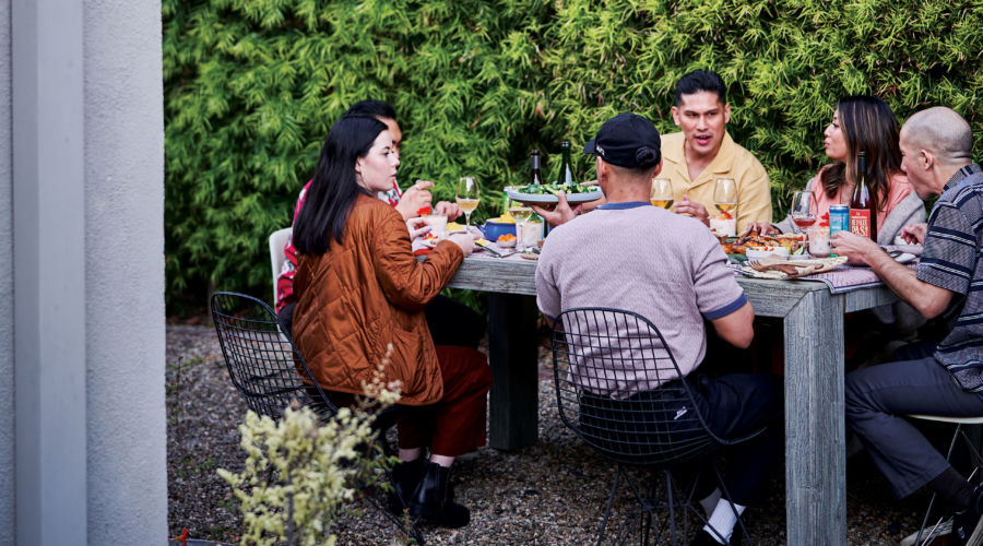 Group Dining Outside