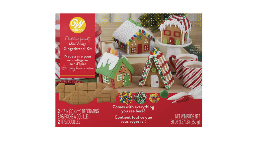 Mini Village Gingerbread Decorating Kit