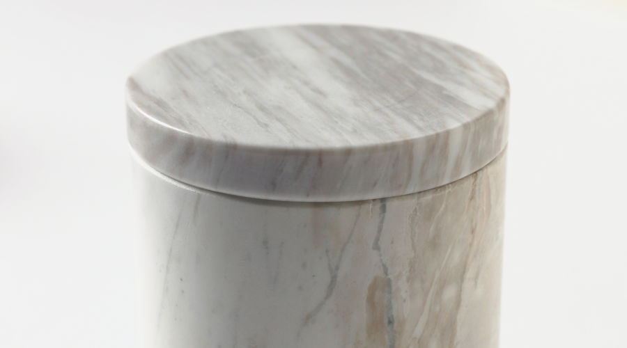Large Marble Canister