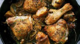 Braised Chicken with Apples and Cider