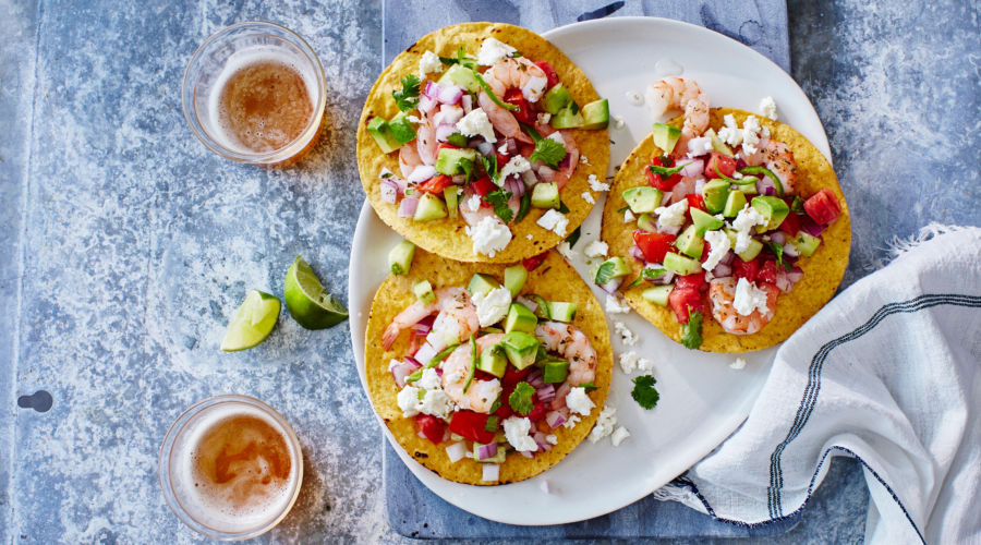 su-Shrimp “Ceviche” Tostadas