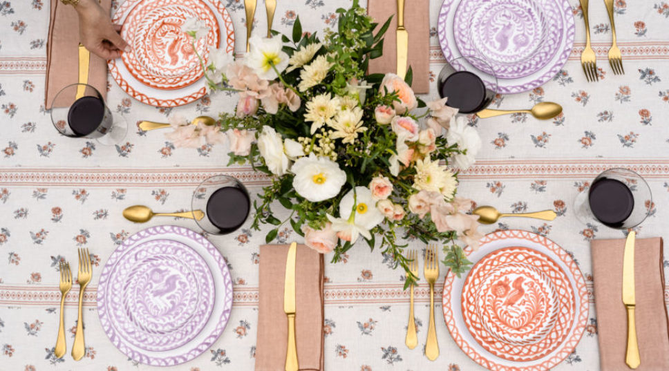 Hosting a Summer Garden Party? Set Your Table with These Hand-Painted Ceramics