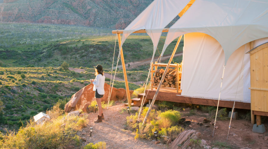 Glamping in a National Park