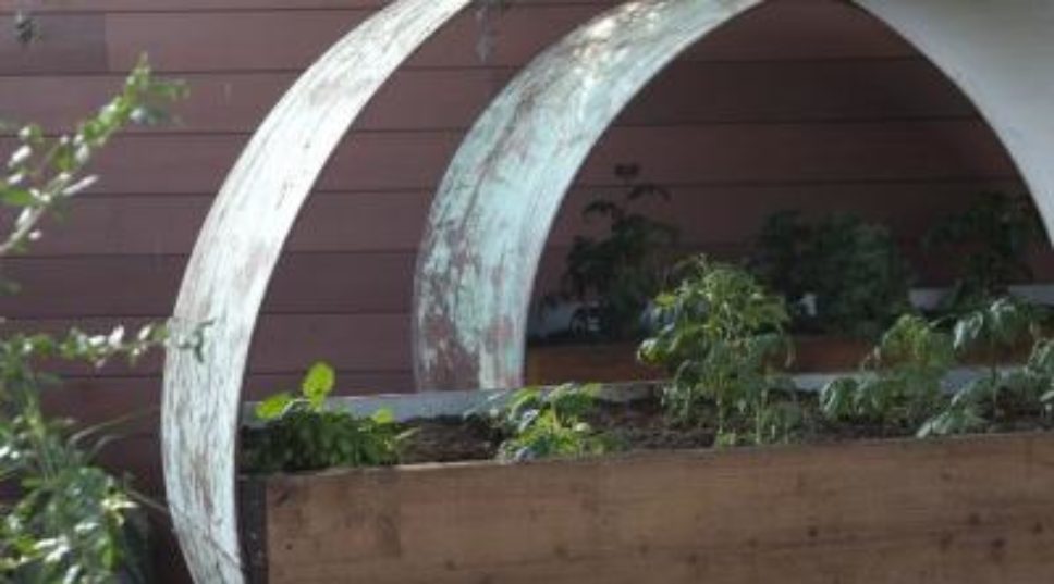 Brilliant Idea for a Raised Bed