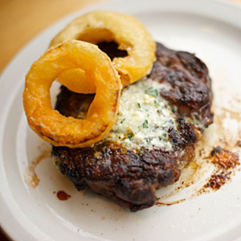 Lori's Bodacious Big N Beefy Bluecheese Steak Burgers