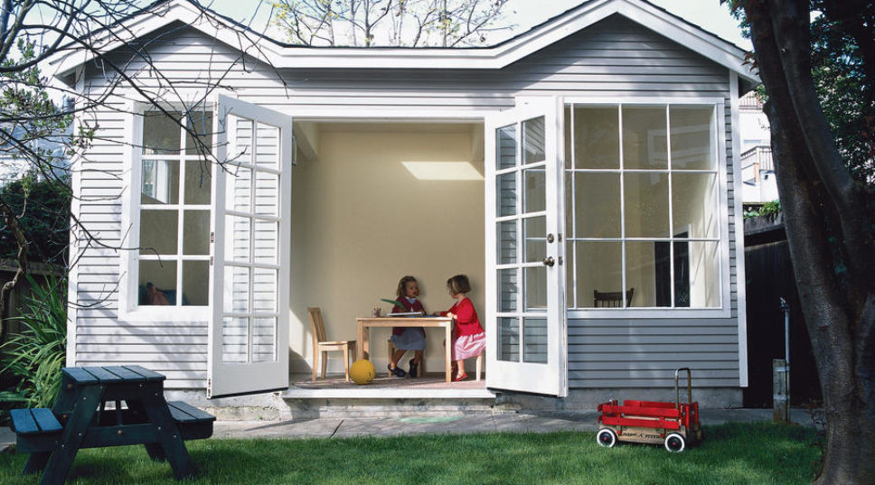 Pigeon Coop Becomes a Playhouse