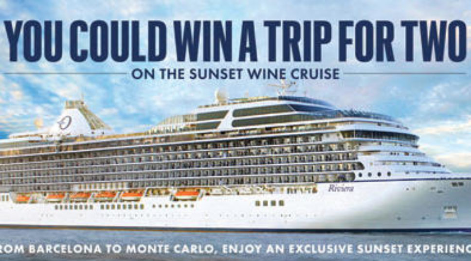 Last Chance to Win a Sunset Wine Cruise!