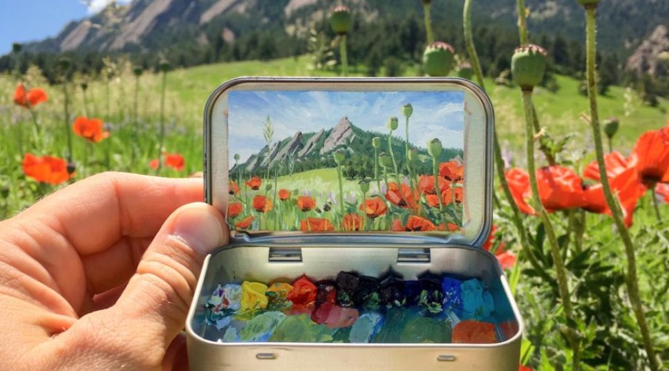 This Colorado Artist Is Painting Western Landscapes Inside Altoids Tins