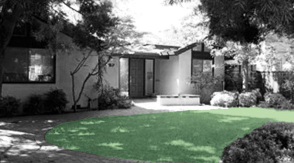 Lose the lawn: before and after in Palo Alto