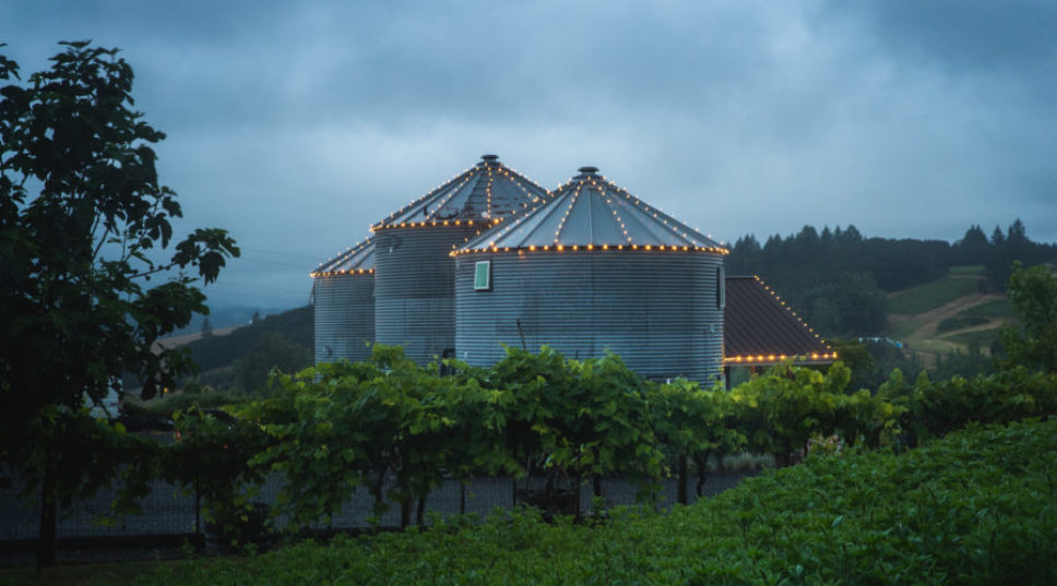 We Shouldn't Tell You This, But: You Can Sleep in a Refurbished Grain Silo at this Oregon Wine Farm