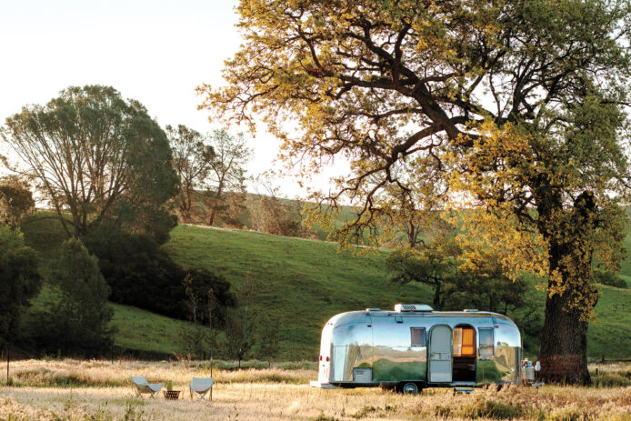 Airstream camping