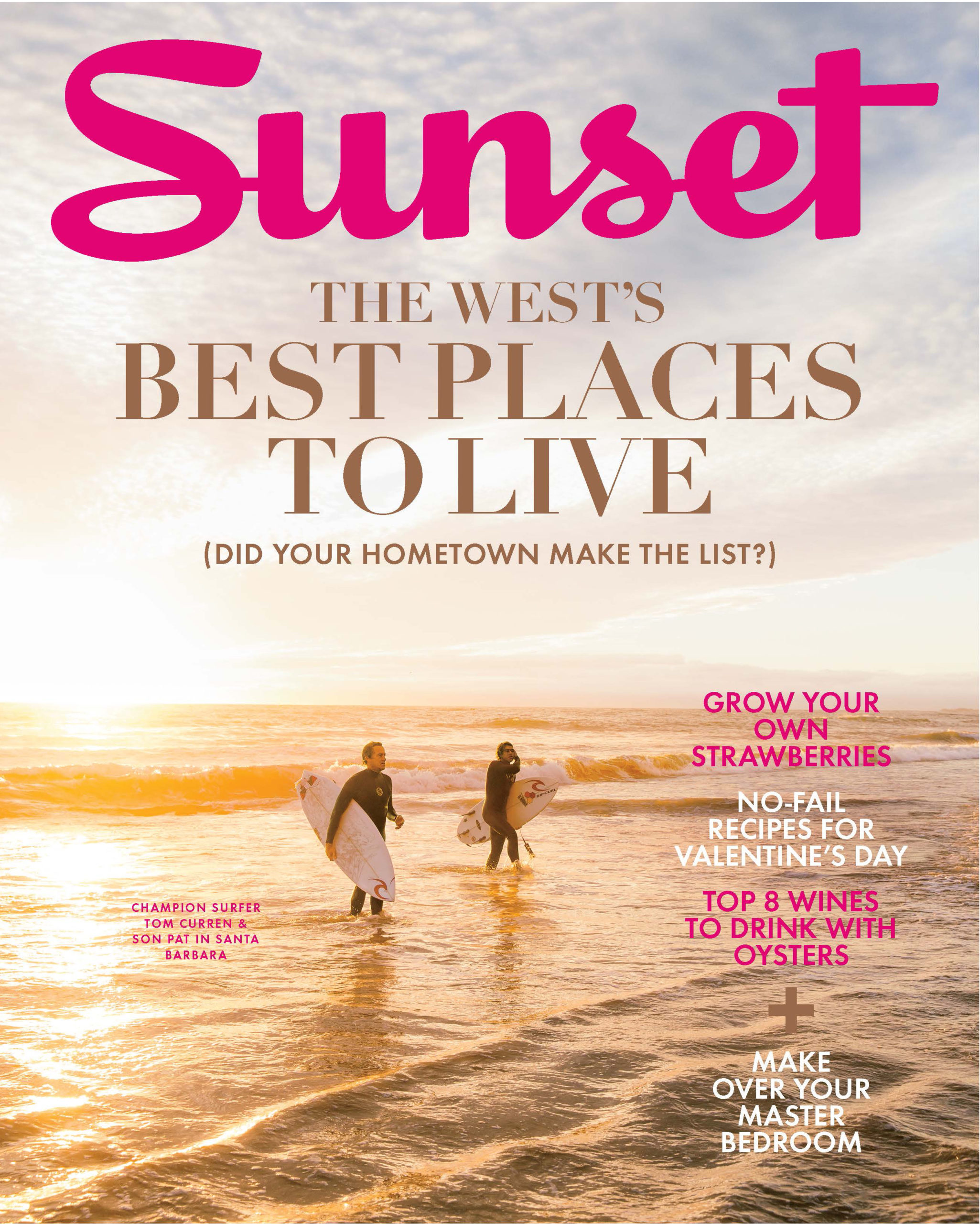 sunset magazine covers