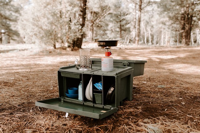 This Camp Kitchen Box Makes Cooking in the Outdoors Easier (and Cleaner)