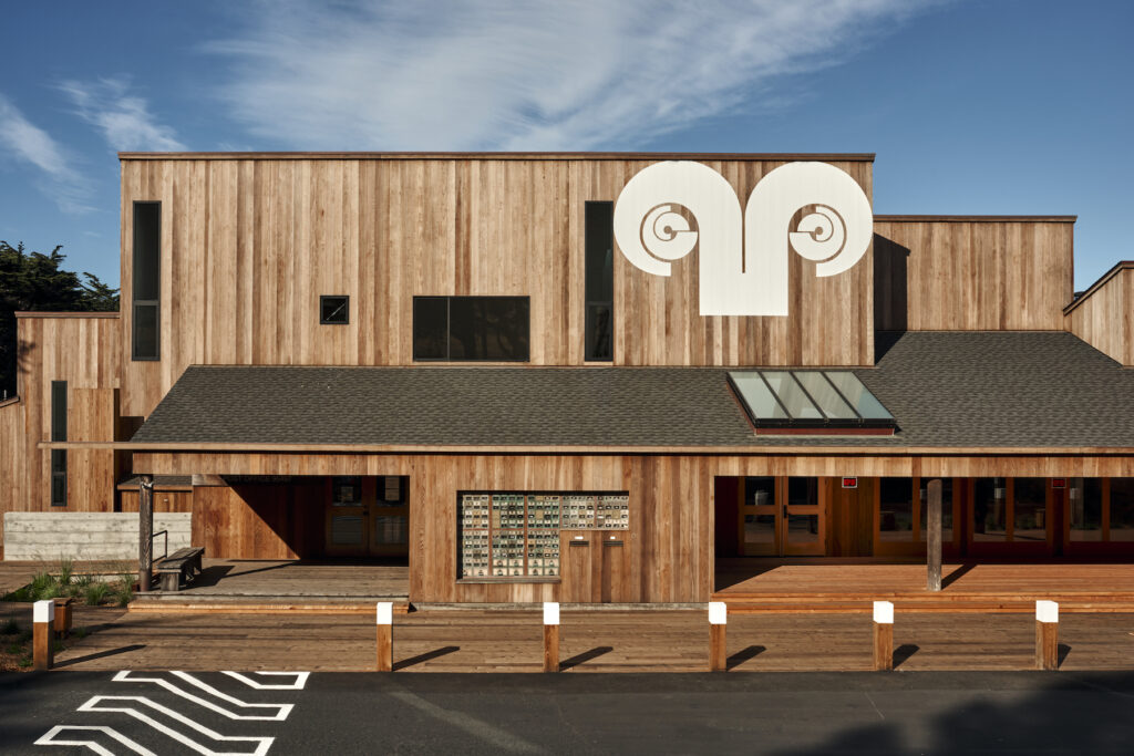 The facade of Sea Ranch Lodge in Sonoma, California