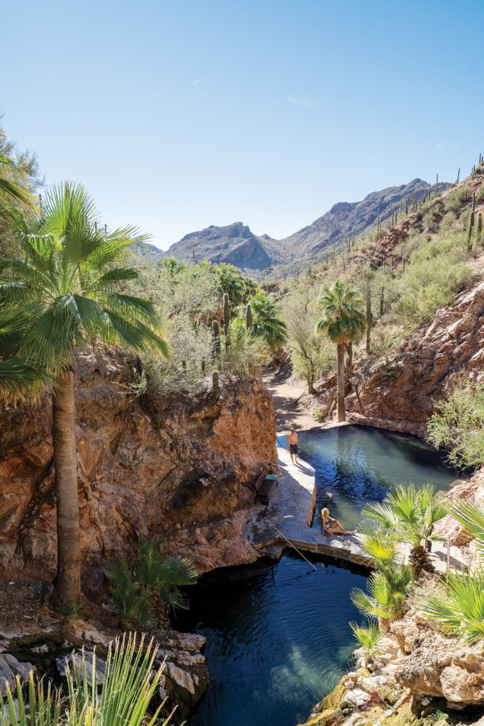 Castle Hot Springs Arizona desert view