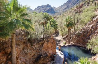Castle Hot Springs Arizona desert view