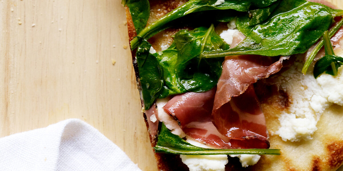Coppa, Ricotta, and Arugula Pizza Recipe – Sunset Magazine