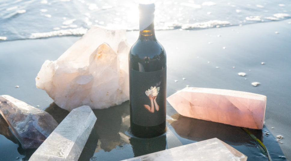 Of Course Californians Are Making Wine Charged with Crystals