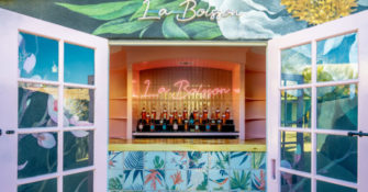 La Boisson wine bar at Fleur Noire Hotel