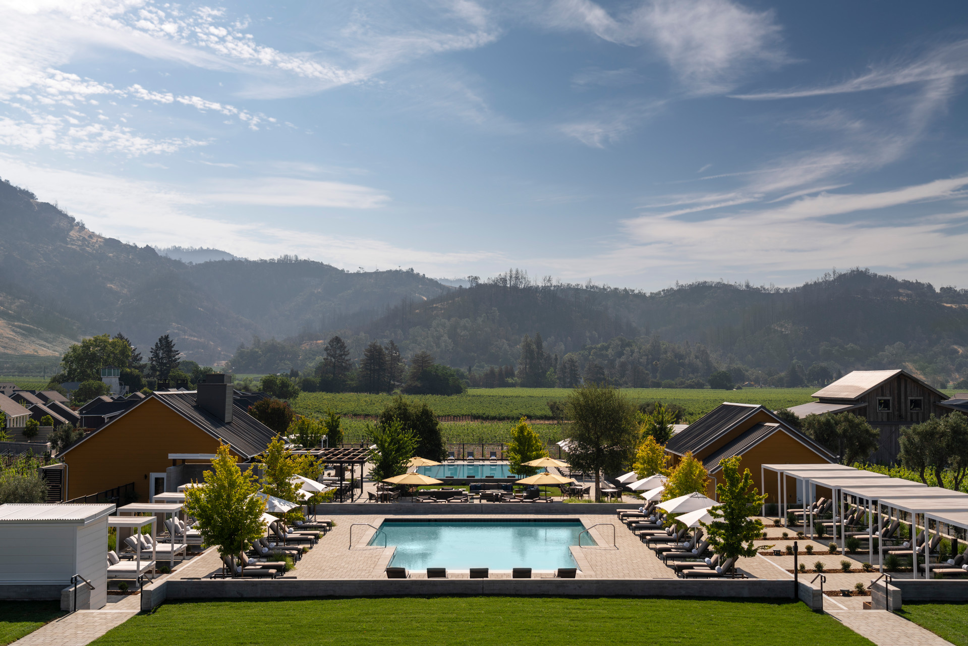 Four Seasons Resort Napa Valley View Overlooking Pools.jpg