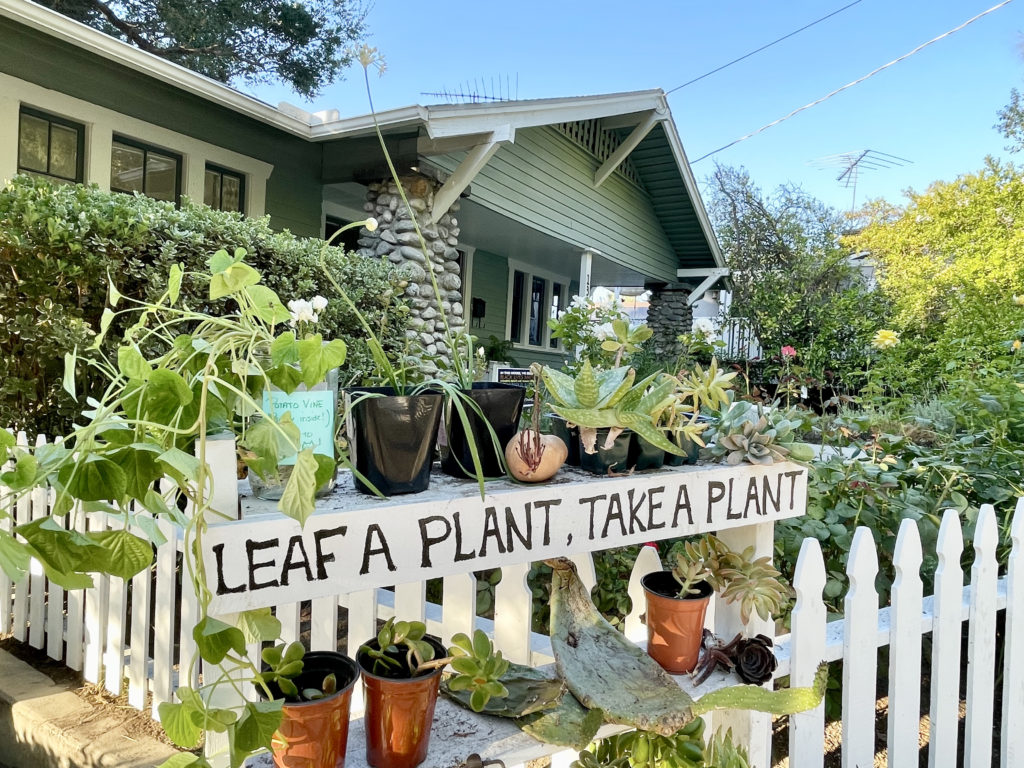 Leaf a Plant, Take a Plant Sign