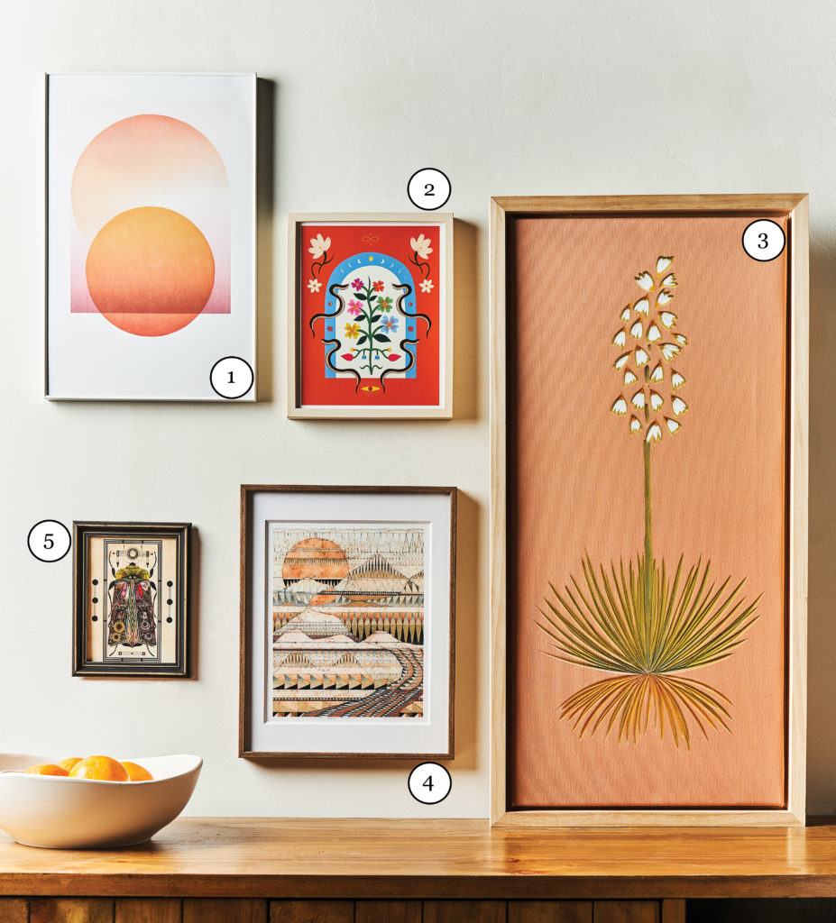 Gift Guide: Gallery wall of prints by Western artists - numbered