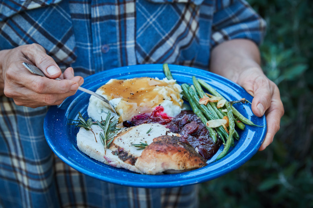 Adam Glick shares tips on making Thanksgiving dinner over a campfire