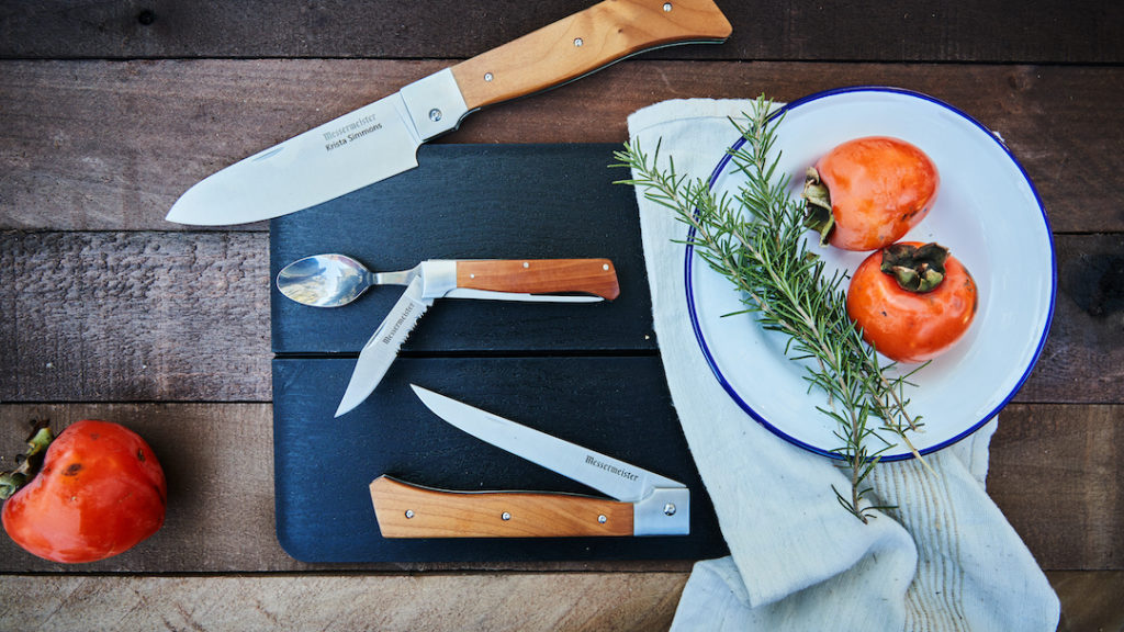 Adam Glick's Adventure Chef collection of knives for outdoor cookery