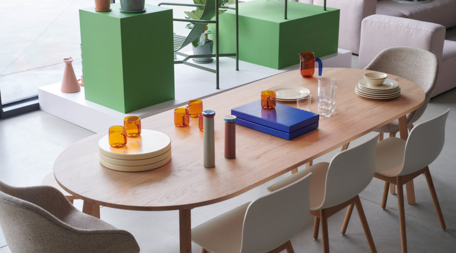HAYmodern dining table and chairs