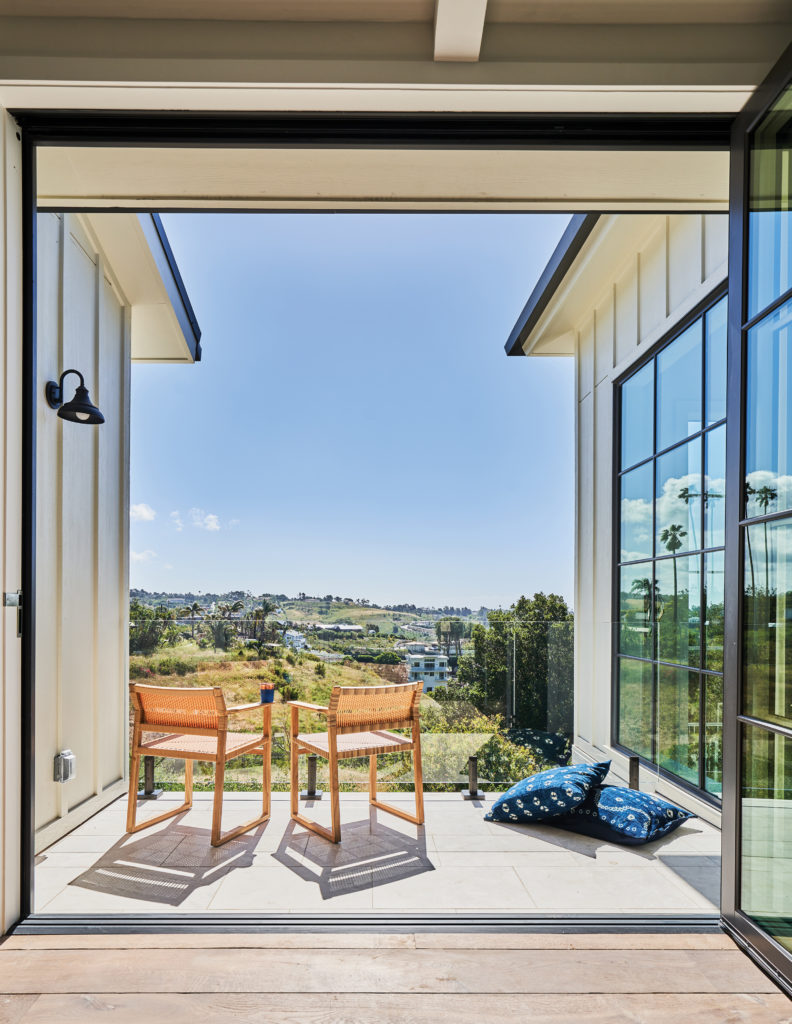 Balcony with chairs