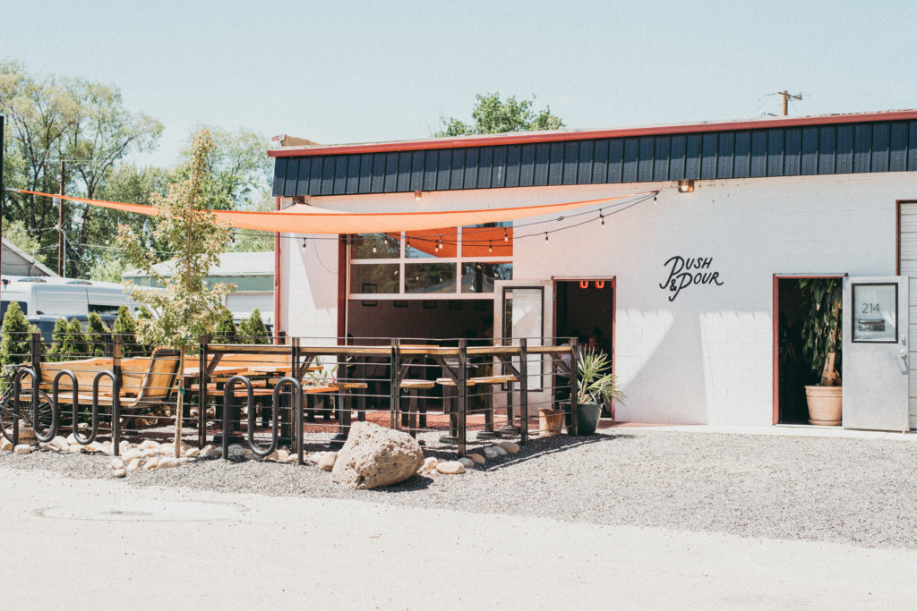 Push & Pour coffee shop in Boise, Idaho
