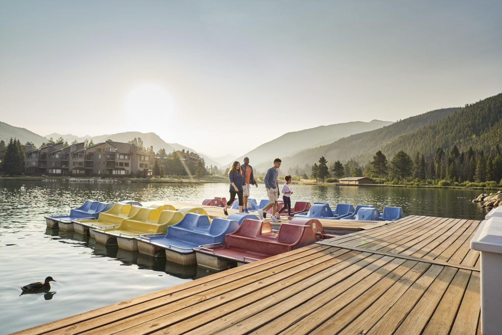 Keystone Resort paddle boats