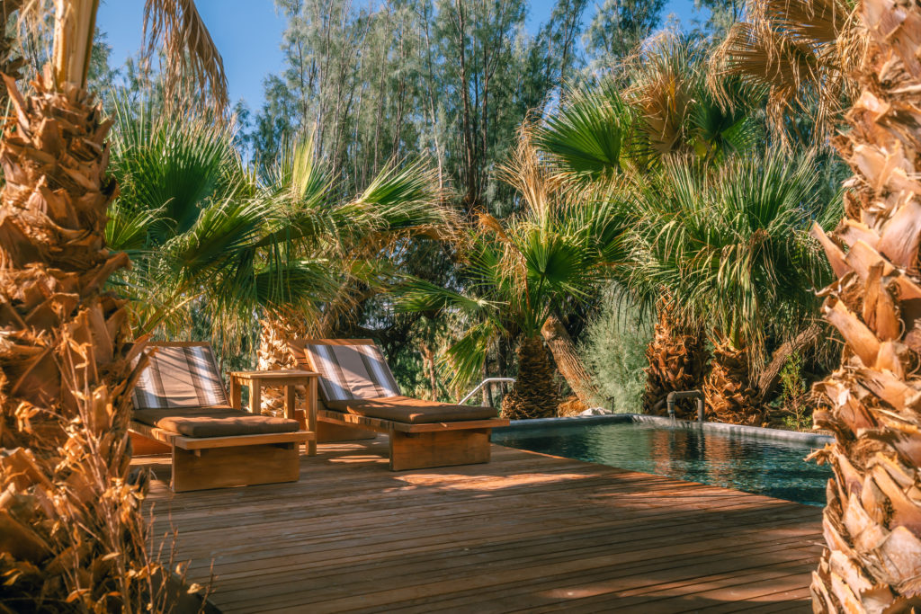 Two Bunch Palms pool - mineral hot springs resort and spa in Desert Hot Springs, California