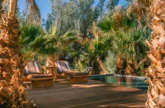 Two Bunch Palms pool - mineral hot springs resort and spa in Desert Hot Springs, California