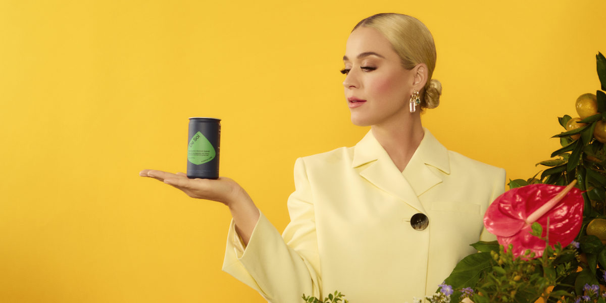 Katy Perry with De Soi beverage brand