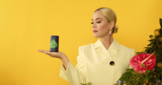 Katy Perry with De Soi beverage brand