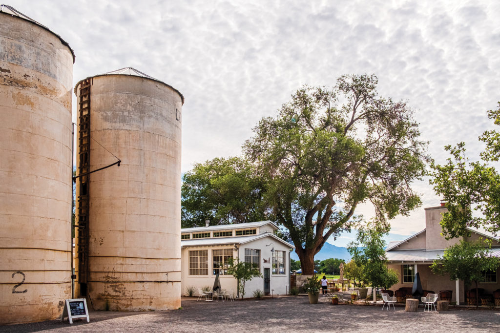 Courtyard at Los Poblanos Inn and Lavender Farm