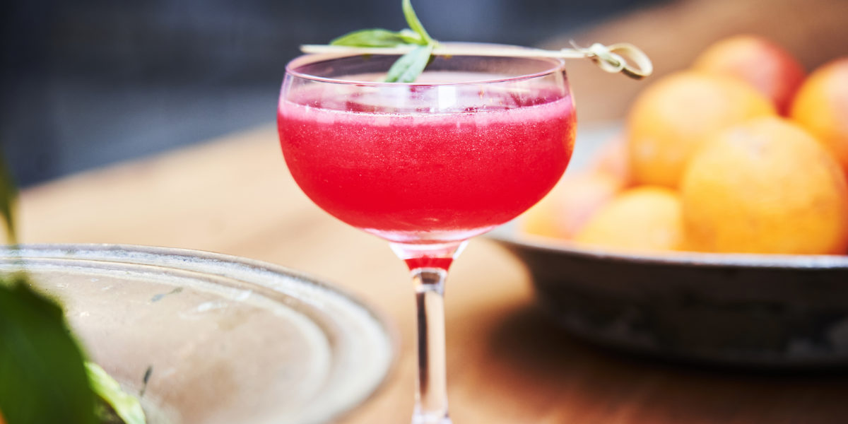 Bella Coola pink cocktail recipe